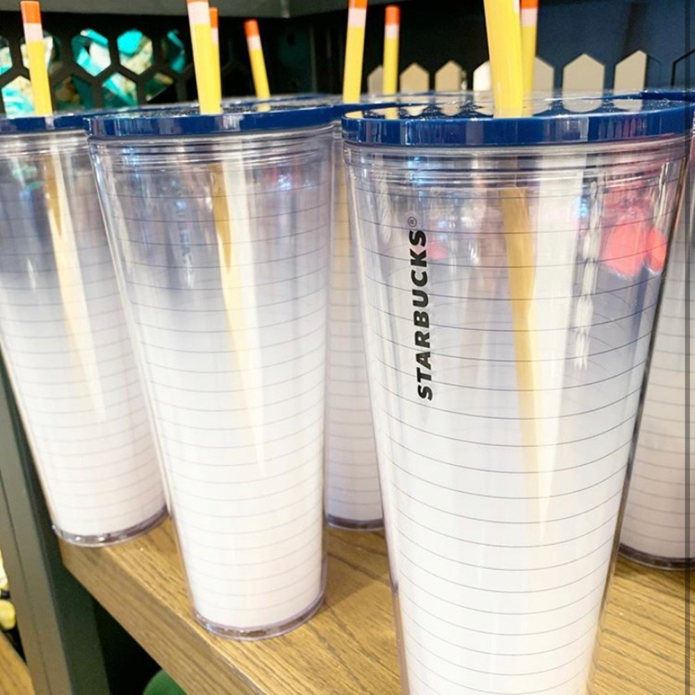 Starbucks Teacher Tumbler - Paper Pencil Cup